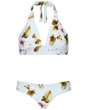 Aguaclara Jardins Missy Halter Top - Metallic