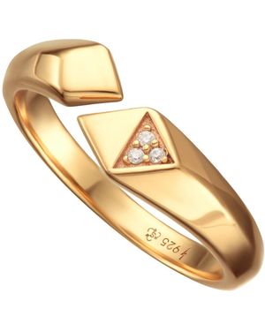 Scream Pretty Rebel Open Ring - Metallic
