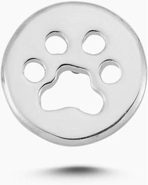 Ecce | Artisan Diamonds 925K Sterling Cute Paw Mini Pin - Metallic