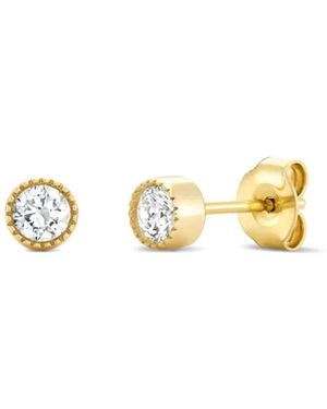 Dinny Hall Solitaire Lab-Grown Diamond Stud Earrings - Metallic
