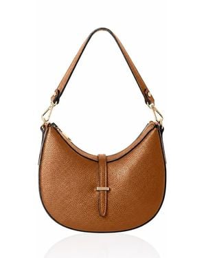 Betsy & Floss Pienza Crescent Bag -With Two Straps - Brown