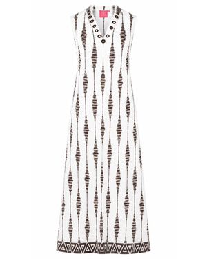 Just Darviny Goa Dress Pulse - White