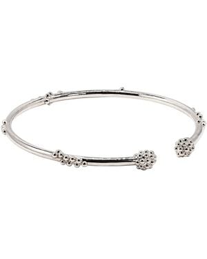 Dainty London Open Barnacle Bangle - Metallic