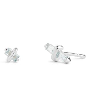 Kasun Candy Kiss Earrings - White