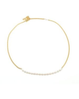 Salty Cali Perle Necklace Salty Shells - Metallic