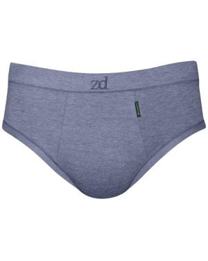Zd - Zero Defects Mini Briefs Egyptian Cotton - Blue