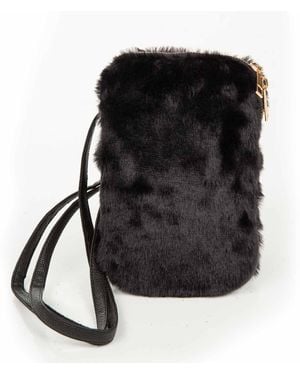 Sidney Byron The Betsy Winter Cellphone Crossbody - Black