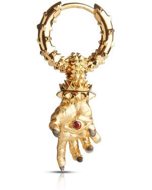 Kasun Hand Of The Protector Earrings - Metallic