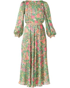 SACHA DRAKE Pastel Paradise Midi - Green
