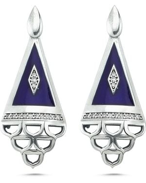 RADIAN jewellery Ottoman Earrings - Blue