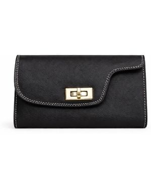 Neightiv Saddle Flap Bag With Belt Loops - Black