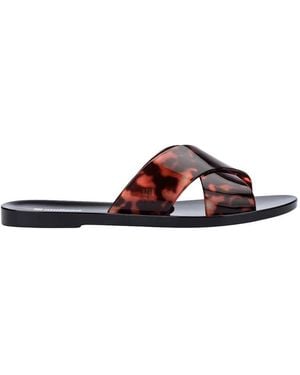 Melissa Essential Cross Slide - Brown