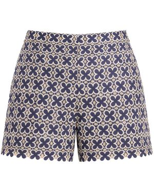 Malo Embroidered Shorts - Gray