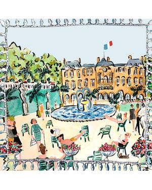 BANNIERE Paris Silk Scarf - Multicolor