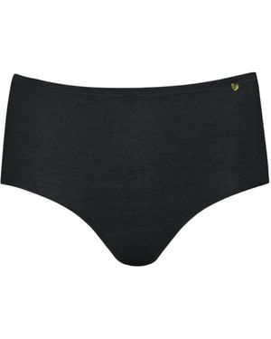 Zd - Zero Defects Atenea High-Waist Brief – Stylisht Fit & Comfort With Soy Fibre - Black