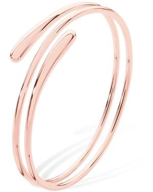 Lucy Quartermaine Coil Drop Bangle - Pink