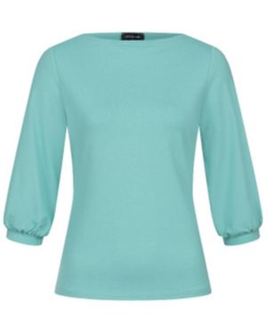 Marianna Déri Mint Boat Neckline Top - Green