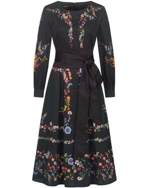 Marianna Déri Autumn Bouquet Dress - Black