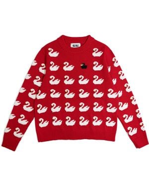 Gigi Knitwear Ugly Duckling Jumper - Red