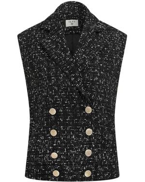 Ilvi Howe- Tweed Vest - Black