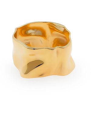 Cote Cache Wave Ring - Metallic
