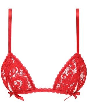 Belle -et-BonBon Valentina Bright Cherry Lace Bralette Valentine Special - Red