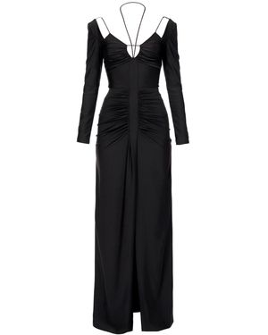 AGGI by HALEWSKI Dianna Maxi Maxi Evening Dress - Black