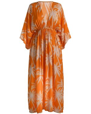 Coco Riko Ibiza Frances Maxi Kaftan Spice - Orange