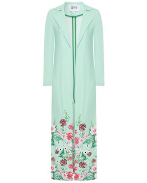 Roqaia Fashion House Mint Blossom Jacket - Green