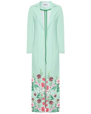 Roqaia Fashion House Mint Blossom Jacket - Green
