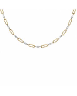 Seey Jewelry Marquise Chain Necklace - Metallic