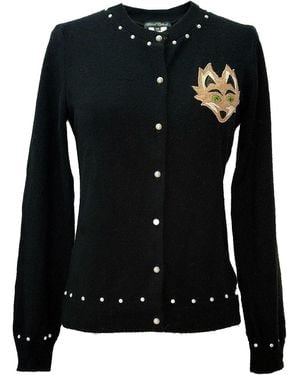 Deborah Lindquist Eco Lifestyle Fox Cardigan - Black