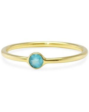 Isla Silver Dainty Apatite Ring - White