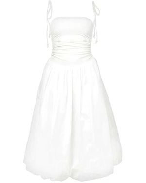 Amy Lynn Alexa Rich Cotton Puffball Dress - White