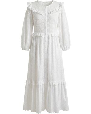 The Well Worn The Aubrielle Shirtdress - White