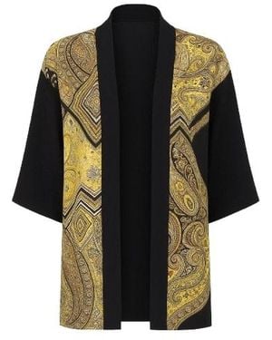 Conquista Kimono Style Cardigan - Black