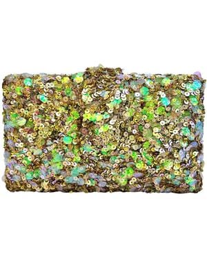 Simitri Moss Kitsch Clutch - Green
