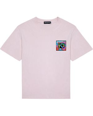 Kurt Lincoln Cotton Baby Tee - Pink