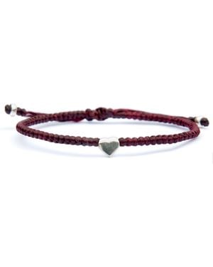 Harbour Uk Heart Rope Bracelet - Red