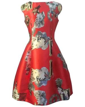Maxjenny Midi Dress C - Red