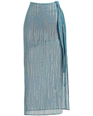 The Ethos Studio Luc Skirt - Blue