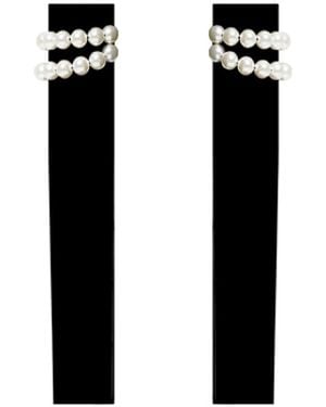 Nur Karaata Gaillard Pearl Gloves - Black