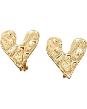 Smilla Brav Love Clip On Earrings - Metallic