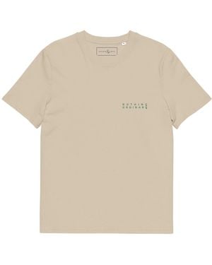Anchor and Crew Neutrals Desert Dust Sixteen Nothing Ordinary Editions Organic Cotton T-Shirt - Natural