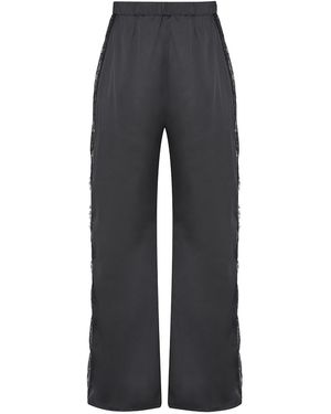 Avenue 8 Silk Lace Pants - Blue
