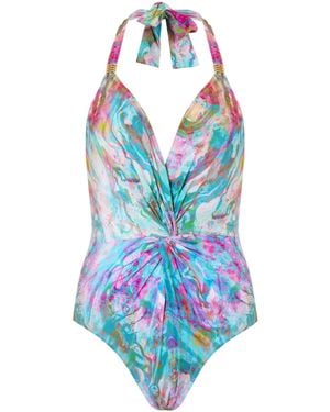 Sophia Alexia Liquid Tahiti Twist Swimsuit - Blue