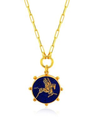 Ece London The Pegasus Iii Necklace - Blue