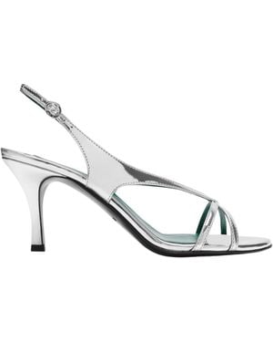 Florrie London Matilda 75Mm Strappy Sandal - Metallic