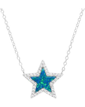 KAMARIA Opal Star Necklace - Blue