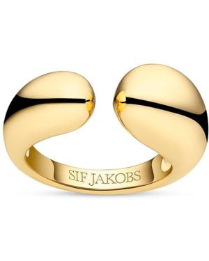 Sif Jakobs Jewellery Ring Goccia Pianura - Metallic